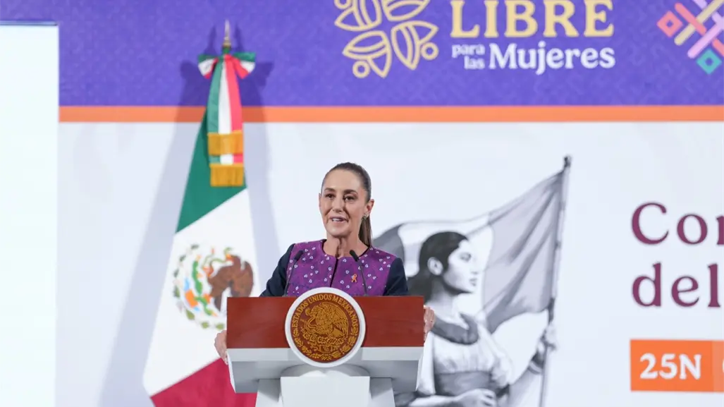 Sigue EN VIVO la Mañanera de Claudia Sheinbaum hoy 25 de noviembre