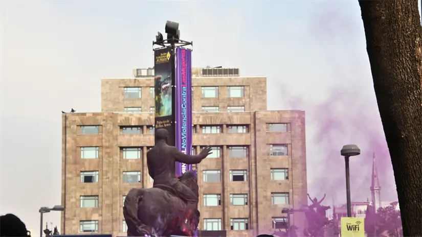 imagen recuadro Marcha 25N en CDMX por la eliminación de la Violencia contra la Mujer | Foto: Ximena Vargas