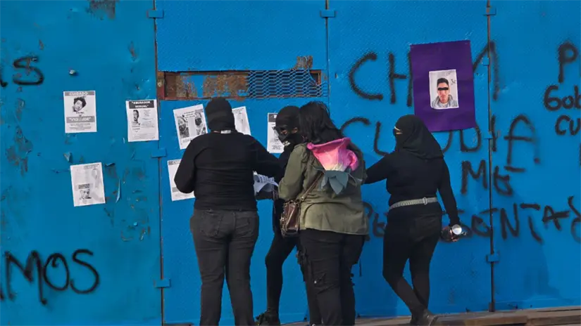 Inician de pintas. Foto: Mario Flores 