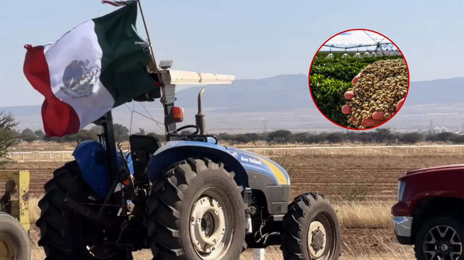 Campesinos de Durango participaron en el megabloqueo y los diputados de Durango se unieron a la causa. | Foto: Especial.