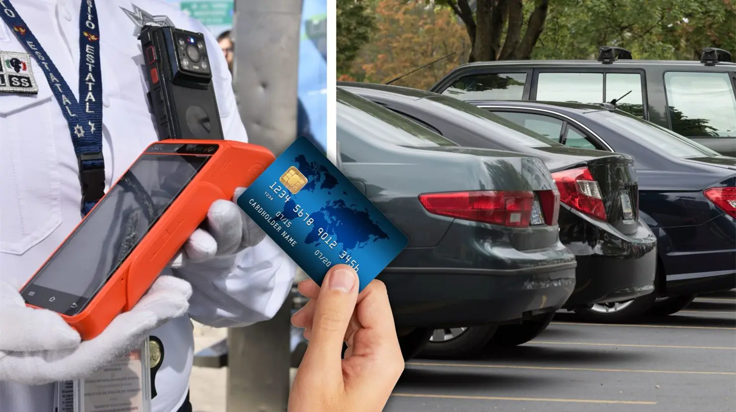 Policía de Edomex aplicando las nuevas multas del reglamento de tránsito en Edomex. Foto: Secretaría de Movilidad GEM | Canva