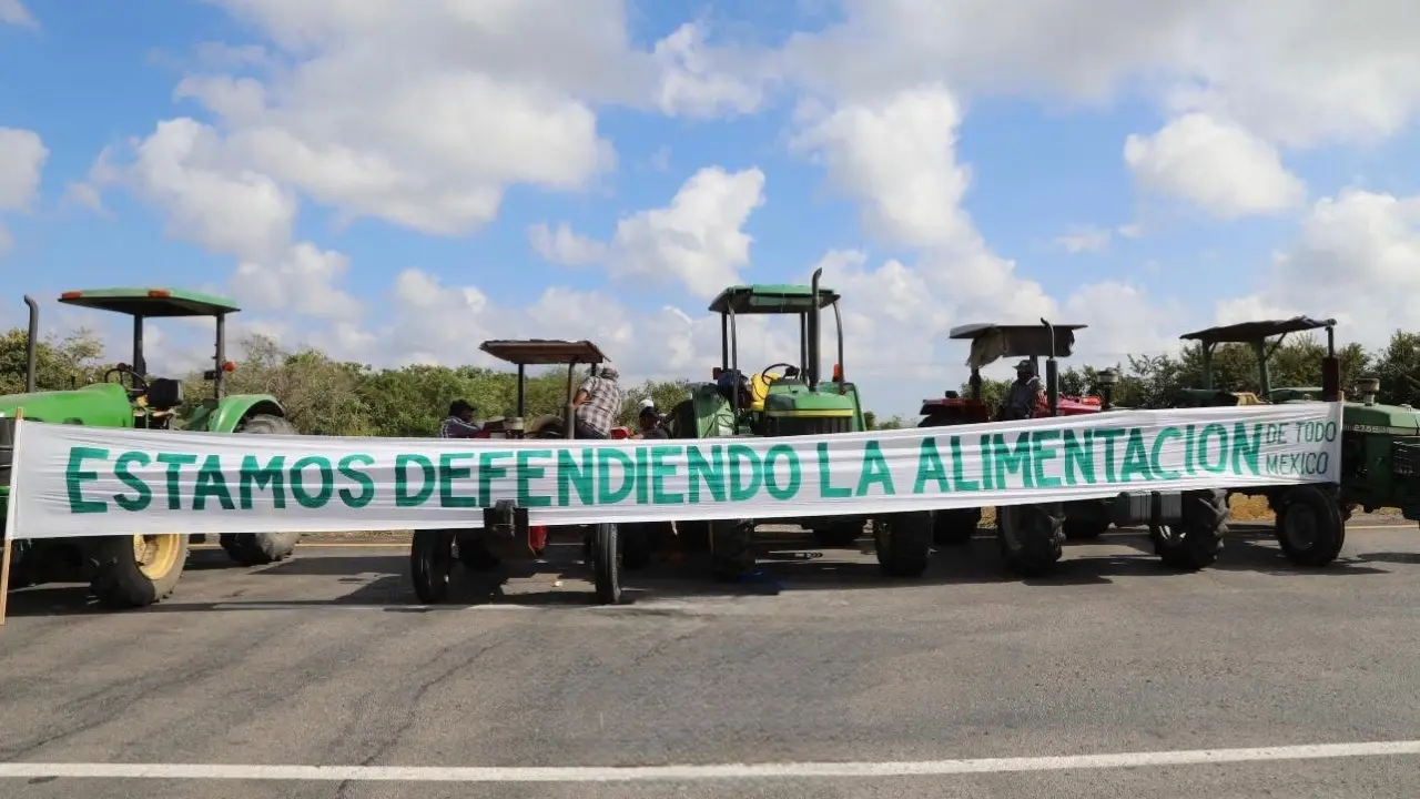 Tamaulipas se une al paro nacional de agricultores en el municipio de Altamira | Foto: Axel Hassel