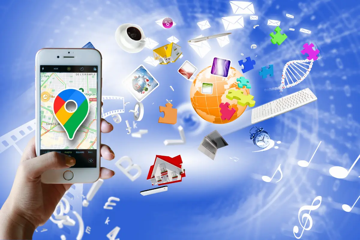 Policía cibernética te dice por qué es un riesgo compartir tu ubicación en tiempo real. Foto: Canva | Google maps