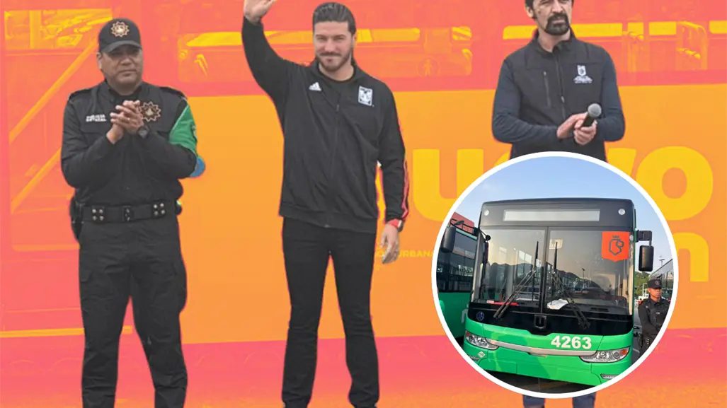 Samuel García entrega nuevas unidades de Nuevo León para la ruta 301