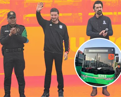 Samuel García entrega nuevas unidades de Nuevo León para la ruta 301