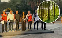 Samuel García arranca obras de reforestación en Explanada de los Héroes en Nuevo León