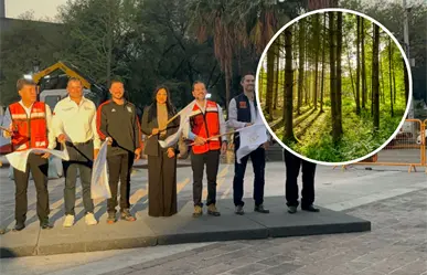 Samuel García arranca obras de reforestación en Explanada de los Héroes en Nuevo León