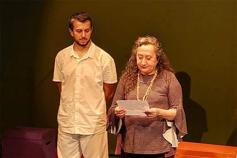 imagen recuadro Verónica Maldonado es una dramaturga, actriz, guionista y docente de teatro con una sólida trayectoria. Foto: Daniel Espinoza