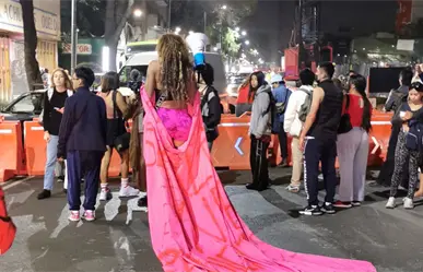 Trabajadoras sexuales protestan en San Antonio Abad; exigen reparación de daño por construcción de ciclovía