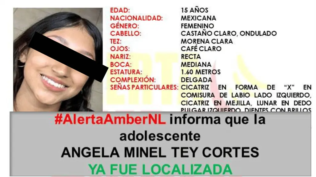 Ángela Minel es localizada en Nuevo Laredo tras ser reportada como desaparecida en Guadalupe