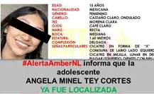 Ángela Minel es localizada en Nuevo Laredo tras ser reportada como desaparecida en Guadalupe