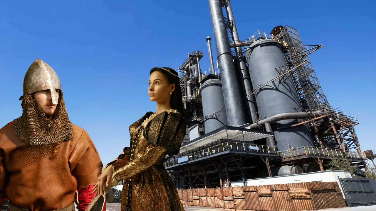 El icónico Parque Fundidora se prepara para viajar en el tiempo y recibir al Festival Medieval Monterrey. Foto: Canva.