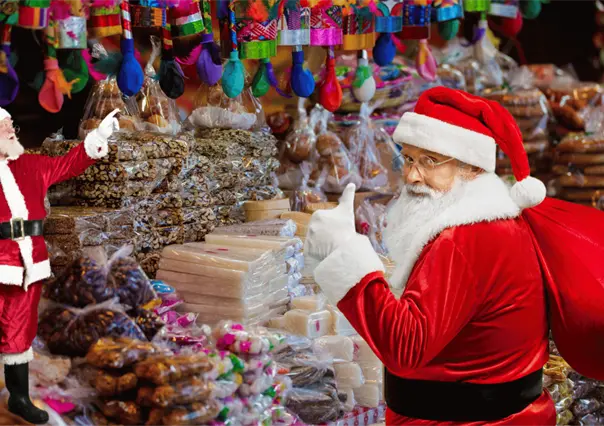 Uno de los mercaditos más grandes de Nuevo León se viste de Navidad