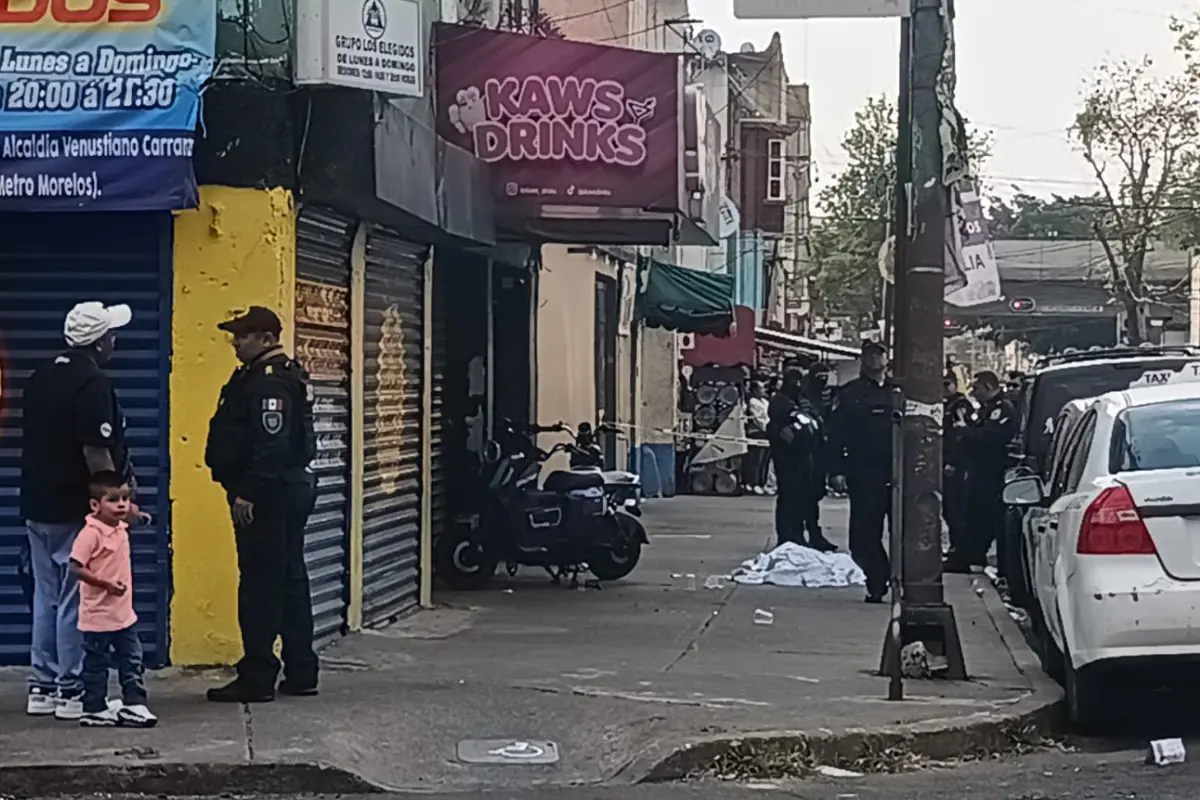 Hombre muere tras ataque a balazos en Venustiano Carranza. Foto: Luis Alfaro