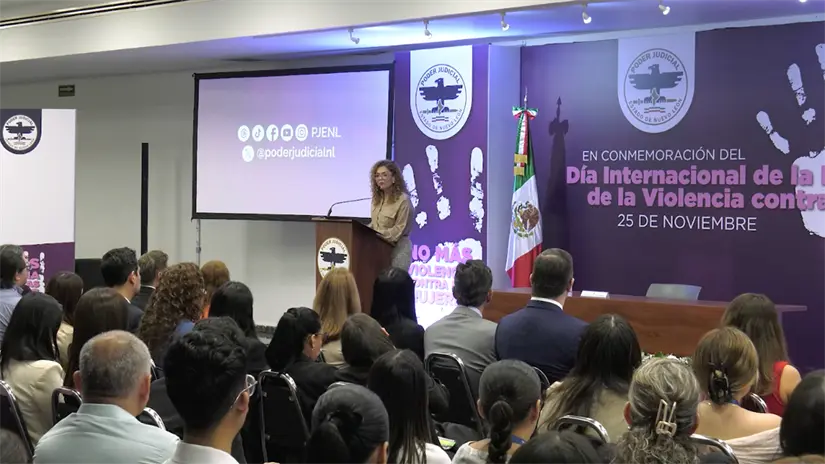imagen recuadro La ceremonia fue encabezada por la magistrada Laura Perla Córdova Rodríguez, Presidenta del Tribunal Superior de Justicia y del Consejo de la Judicatura. Foto: Poder Judicial de Nuevo León.