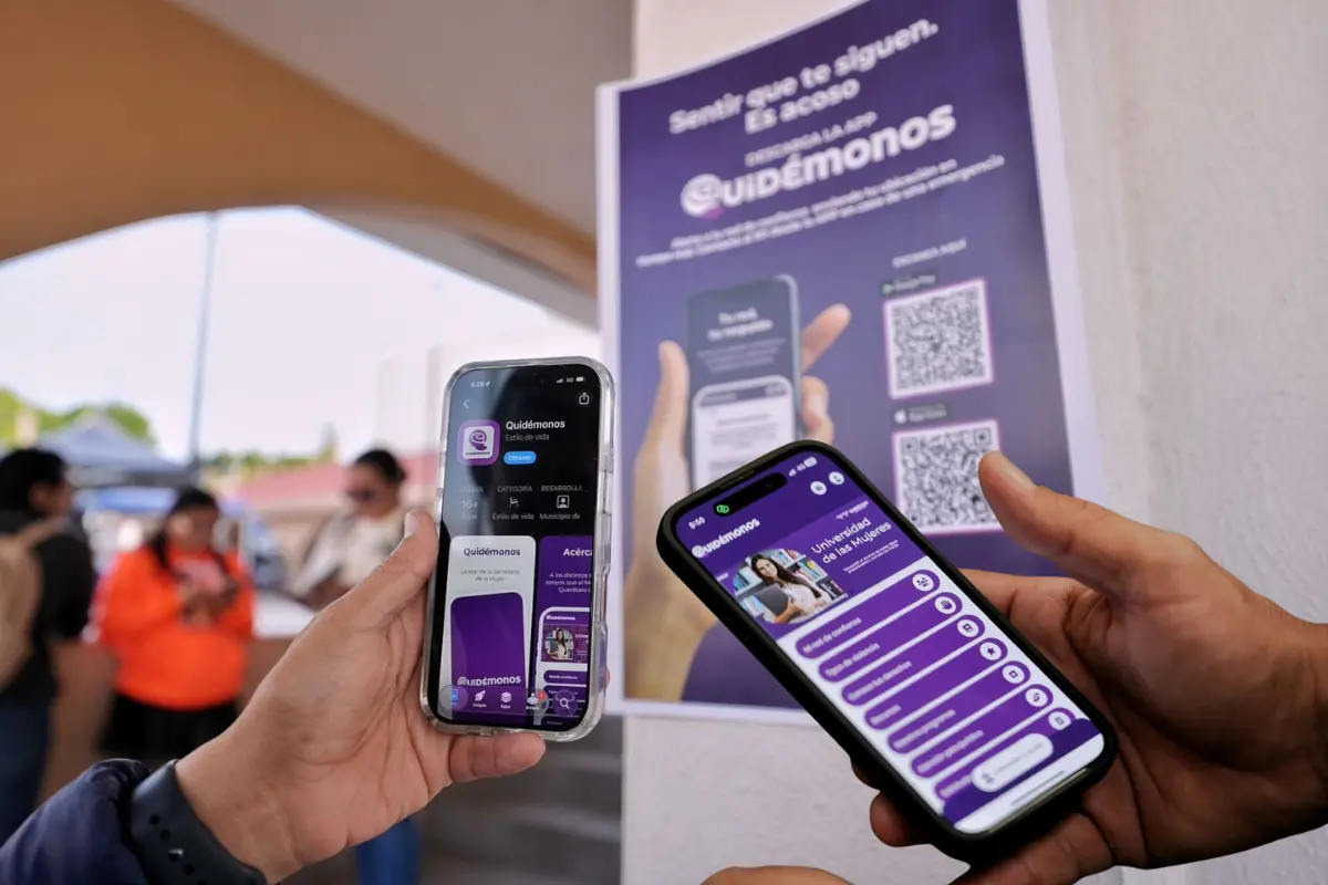 ¿Cómo funciona la app para alertas de seguridad para mujeres en Querétaro? Foto: Municipio de Querétaro | Canva
