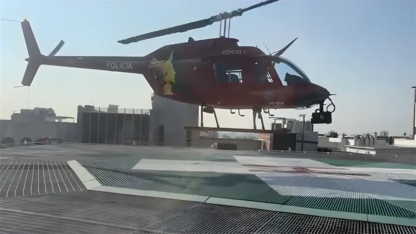 Helicóptero usado para diferentes ocasiones en Edomex. | Foto: Especiales