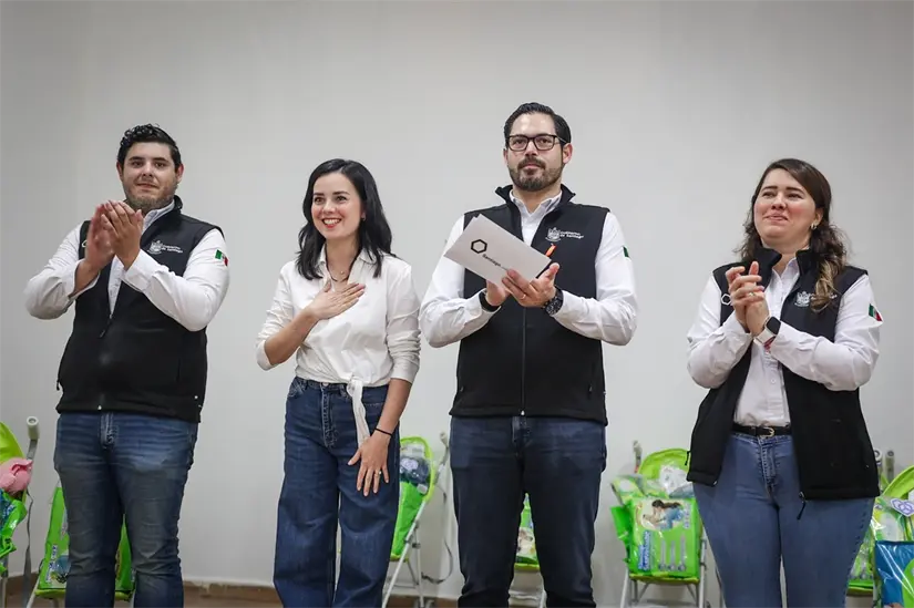 El alcalde de Santiago, David de la Peña, aseguró que el DIF municipal siempre tendrá cercanía con la ciudadanía. Foto: Gobierno de Santiago