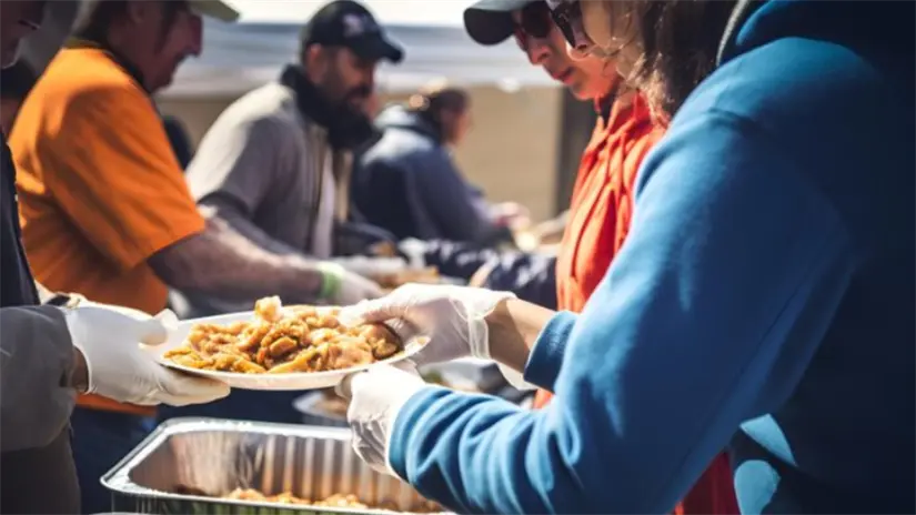 Asociaciones o familias entregan alimento en hospitales, como señal de agradecimiento y generosidad | Foto: Freepik