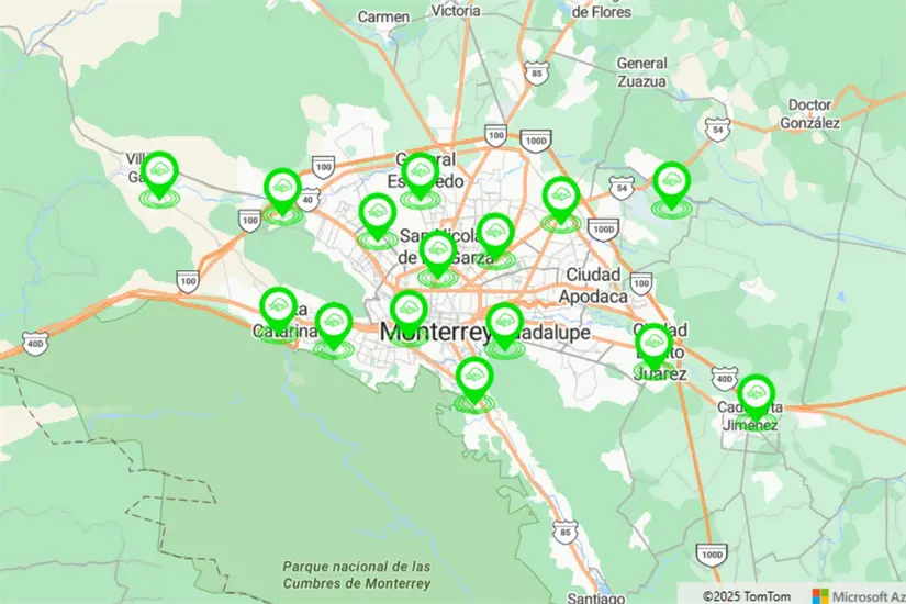 imagen recuadro La calidad del aire en Monterrey. Foto: Aire Nuevo León