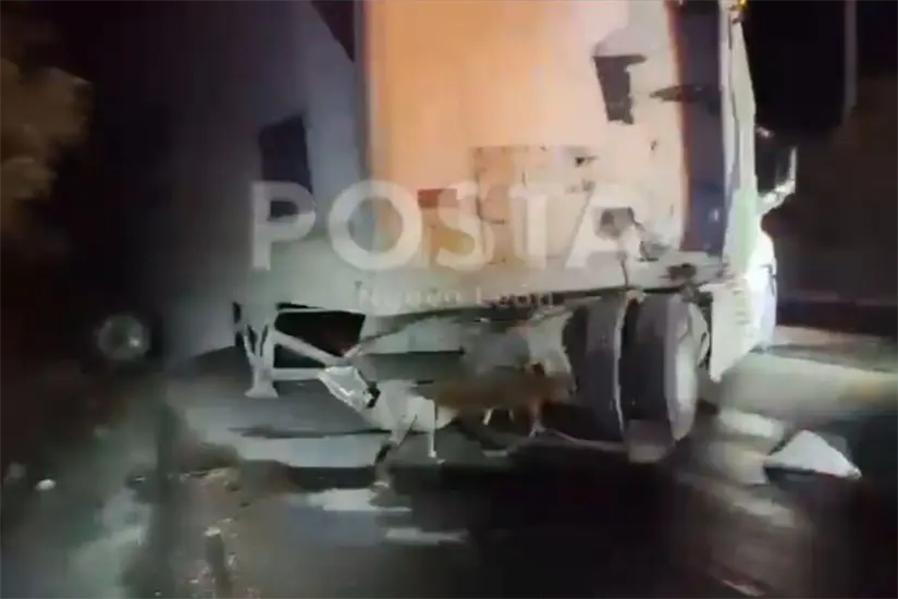 El accidente ocurrió en la Carretera Miguel Alemán. Foto: POSTA MX