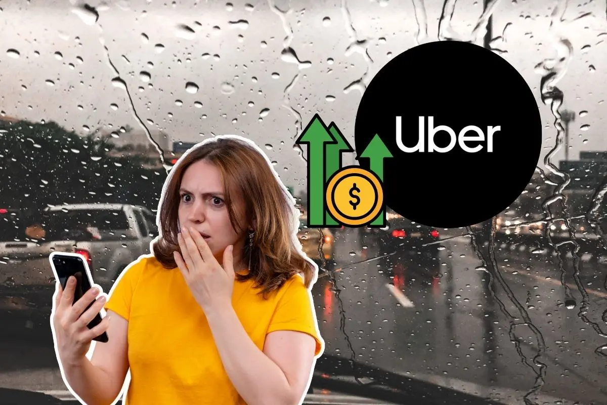 Durante las recientes lluvias en Monterrey, usuarios de Uber han reportado incrementos significativos. Foto: CANVA