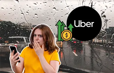 Así suben las tarifas de Uber con las lluvias registradas en Nuevo León