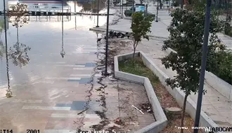 Realizan desfogue en la presa La Boca en Santiago para regular niveles de agua