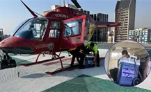 Operativo aéreo en Nezahualcóyotl: trasladan hígado y riñones para trasplante de Edomex a CDMX Operativo aéreo en Nezahualcóyotl: trasladan hígado y riñones para trasplante de Edomex a CDMX