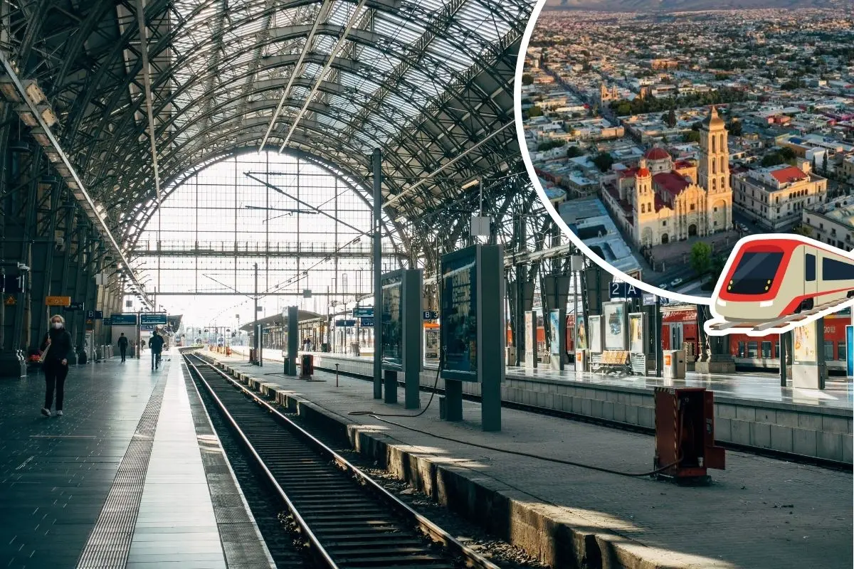 Estación de tren ejemplifica crecimiento del tren de pasajeros en Saltillo / Foto: Archivo POSTA MX | Canva