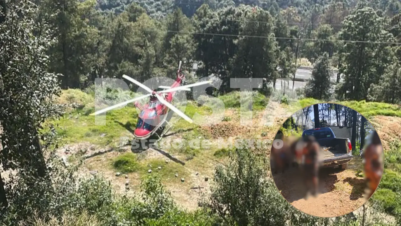 Explosión de polvorín en un predio clandestino de Edomex, dejo varios heridos. | Foto: Juan Manuel López