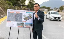 Félix Arratia inaugura pavimentación en Camino a las Espinas en Juárez, Nuevo León