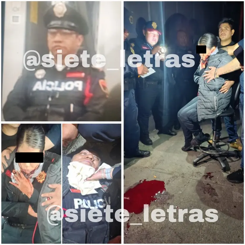 Imágenes del incidente. Foto: @sienteletras 