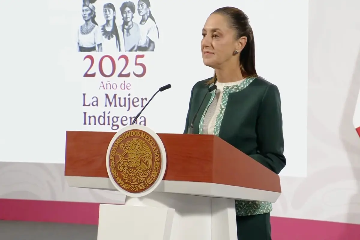 Claudia Sheinbaum en conferencia de prensa Foto: Gobierno de México