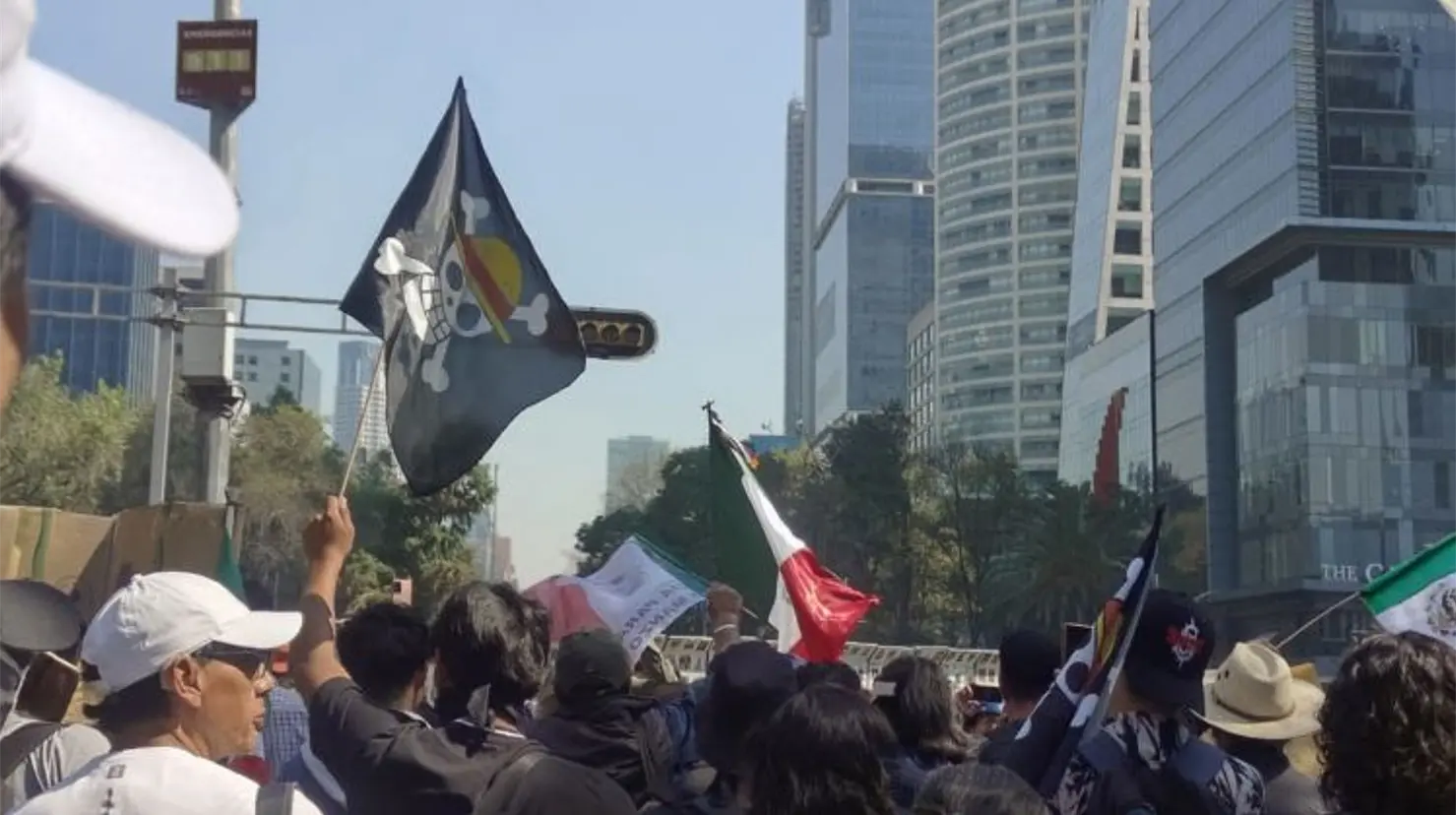Marcha de la Generación Z en CDMX. Foto: Laura Ávila