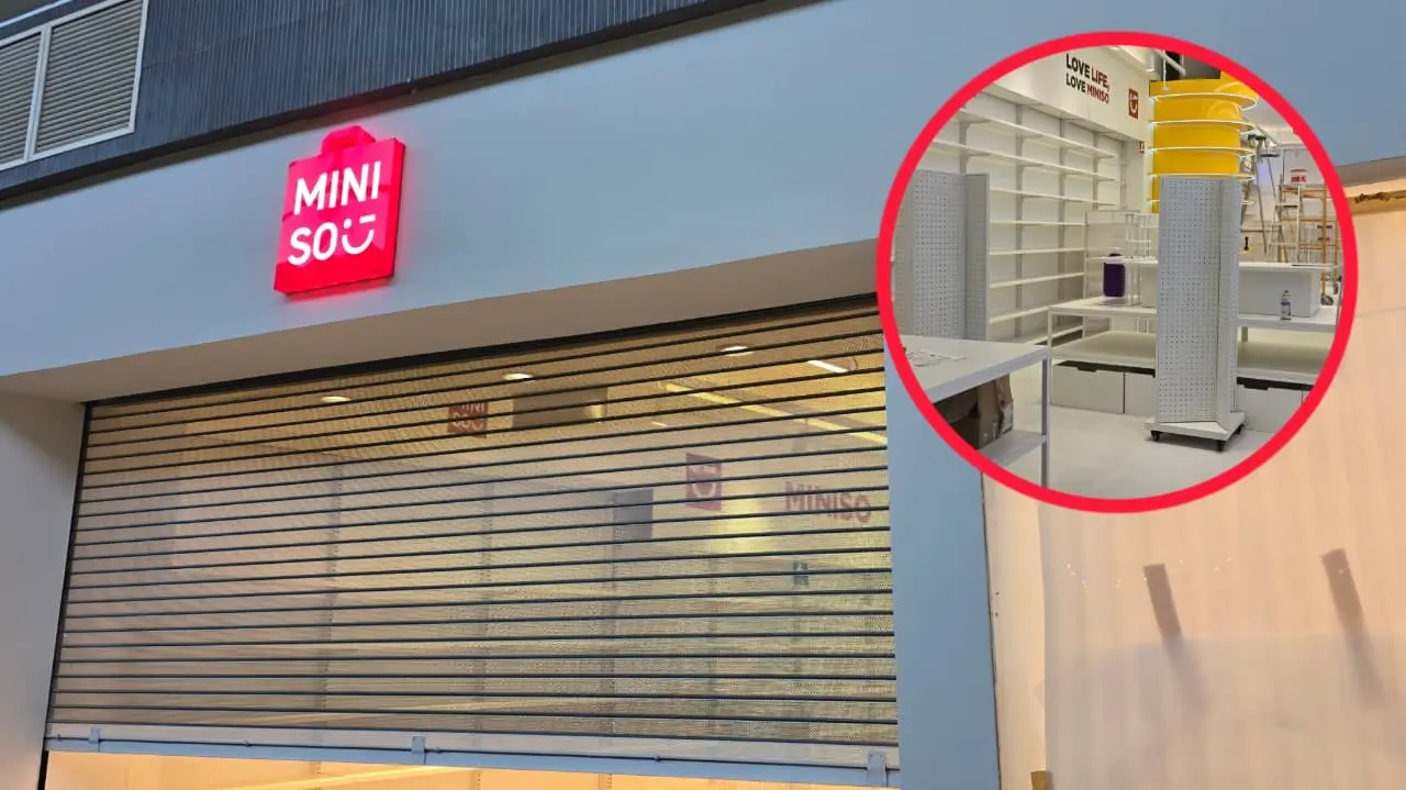 El local donde se ubicará el nuevo Miniso en Durango se encuentra muy avanzado. | Foto: Gerardo Lares