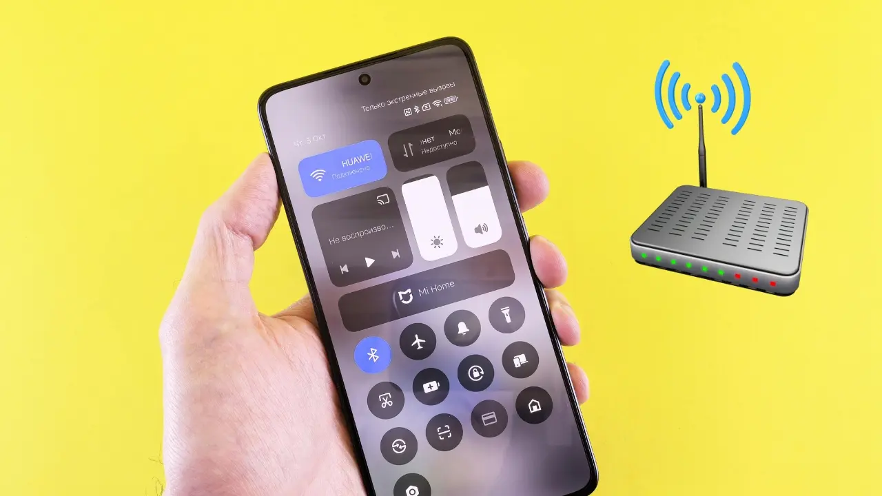 Un celular y un modem con wifi. Foto: Canva