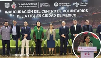 Rumbo al Mundial 2026: Clara Brugada abre Centro de Voluntarios y anuncia megaproyectos en CDMX
