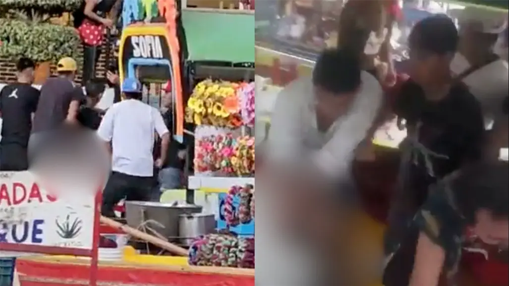 VIDEO | Pelea en trajineras de Xochimilco muestra enfrentamiento entre remeros y usuarios