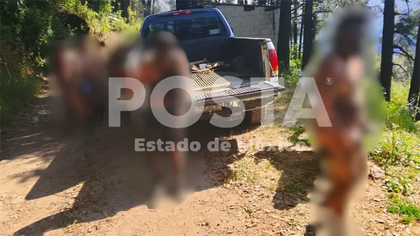 Víctimas que resultaron heridas tras registrarse la explosión en predio del Edomex. | 