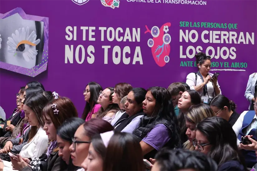 imagen recuadro Mujeres en la presentación de Clara Brugada. Foto: Iván Macías