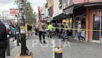 Hombre resulta lesionado por arma de fuego en el Centro de Monterrey