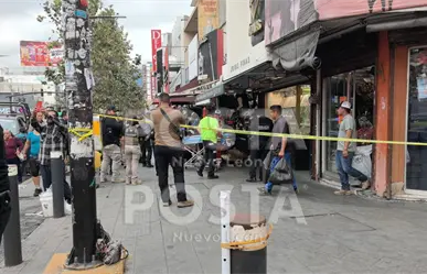 Hombre resulta lesionado por arma de fuego en el Centro de Monterrey