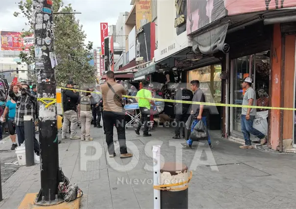 Hombre resulta lesionado por arma de fuego en el Centro de Monterrey