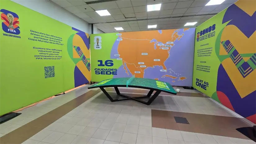 Centro voluntario rumbo al Mundial 2026. Foto: Mario Flores