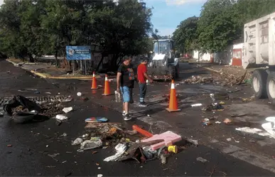 Retiran casi 20 toneladas de basura de pluviales en Monterrey tras intensas lluvias