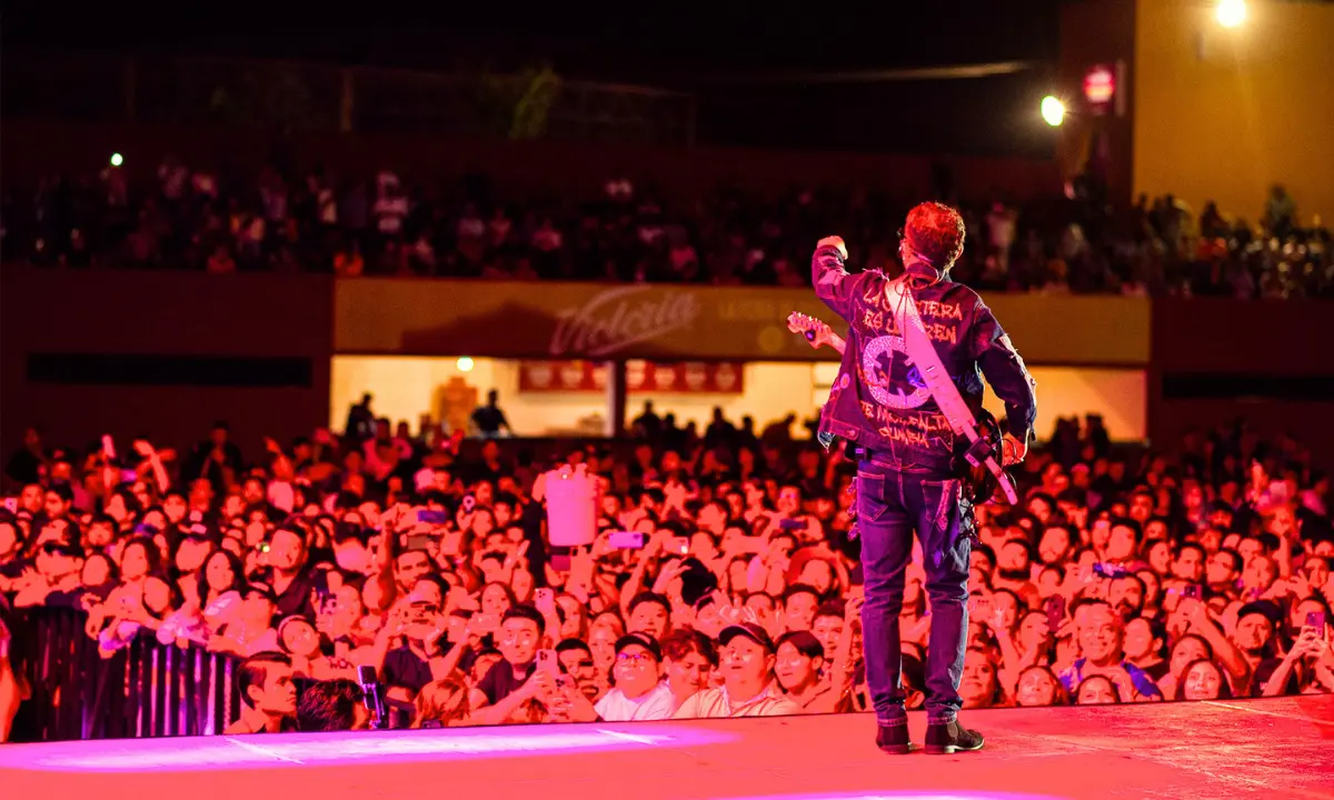 Concierto en el Centro de Espectáculos Montejo en el recinto ferial de Xmatkuil, Yucatán Foto: Feria Yucatán