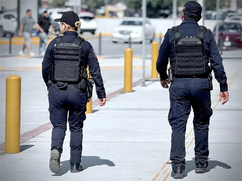 Policías de Guadalupe. Foto: Cortesía.