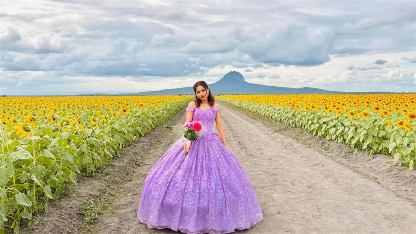 Visita el campo de girasoles y realiza tu sesión fotográfica | Foto: FB Campo de Girasoles Rancho Corrales Blancos