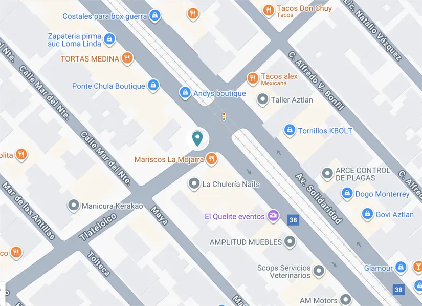 imagen recuadro Mercadito Unidad Modelo. Foto: Google Maps.